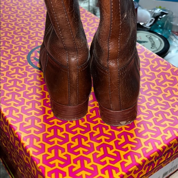Brown leather Tory Burch boots - Picture 5 of 5